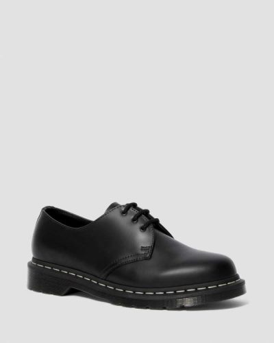Tenis Oxford Dr Martens 1461 Contrast Stitch Smooth Cuero Para Mujer DR2756B